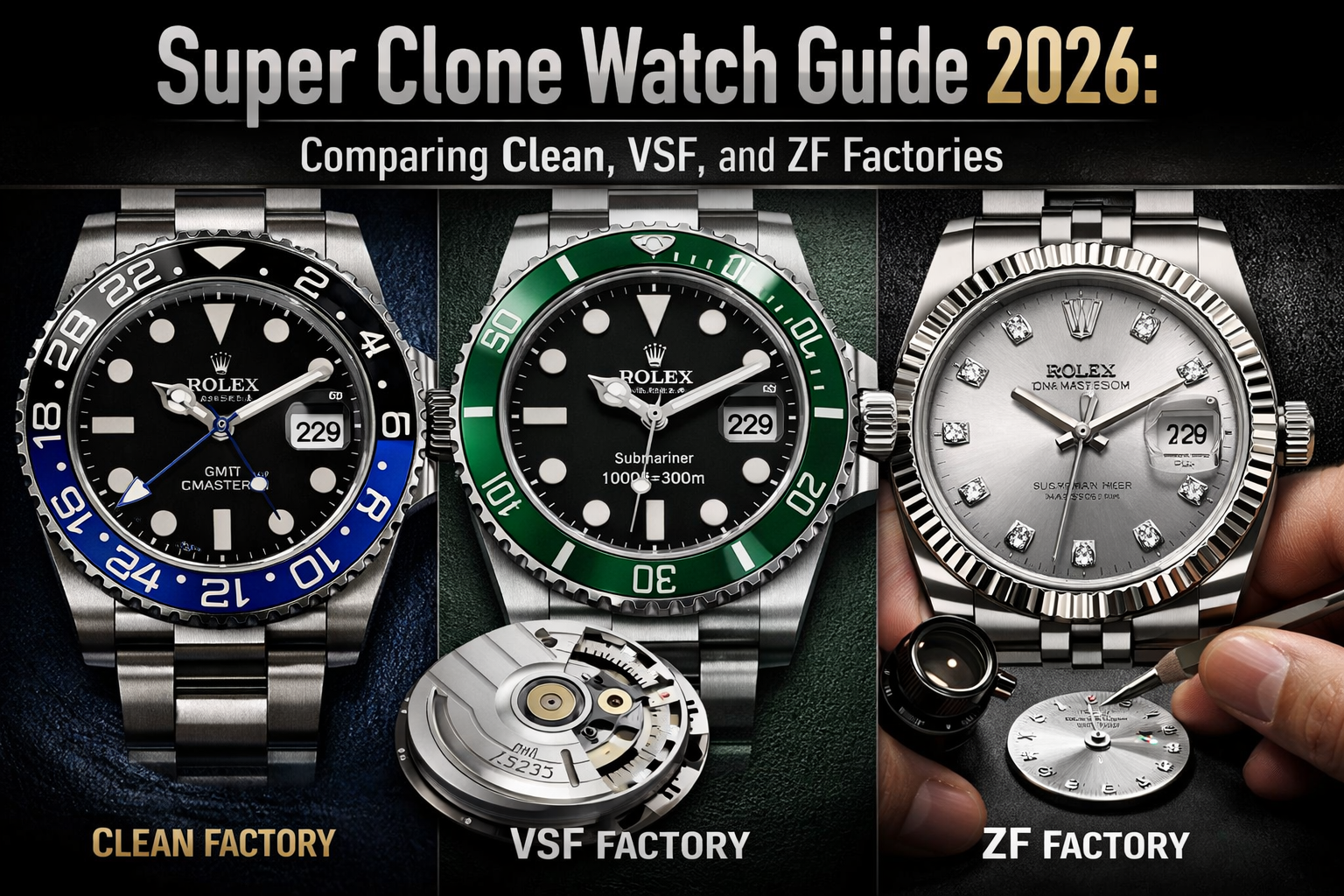 Super Clone Watch Guide